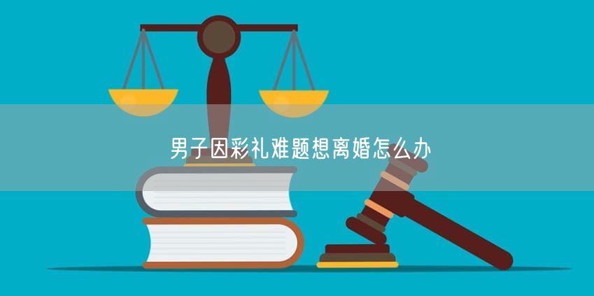 男子因彩礼难题想离婚怎么办